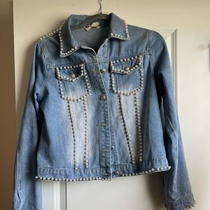 Pearl blue Jean jacket